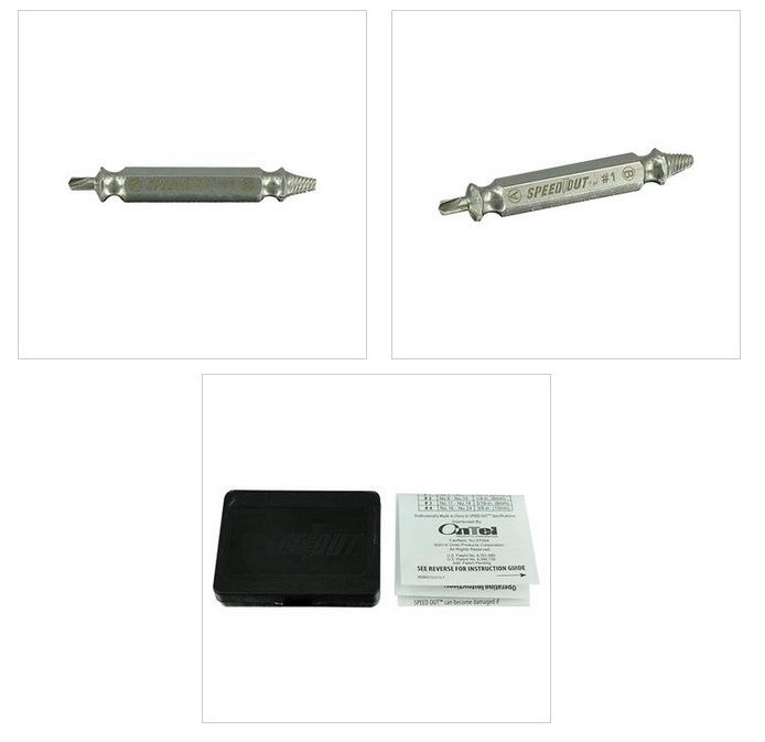 NEW HOT ASoTV Speed Out Damaged Screw Remover Extractor Tool 4 Pc SpeedOut