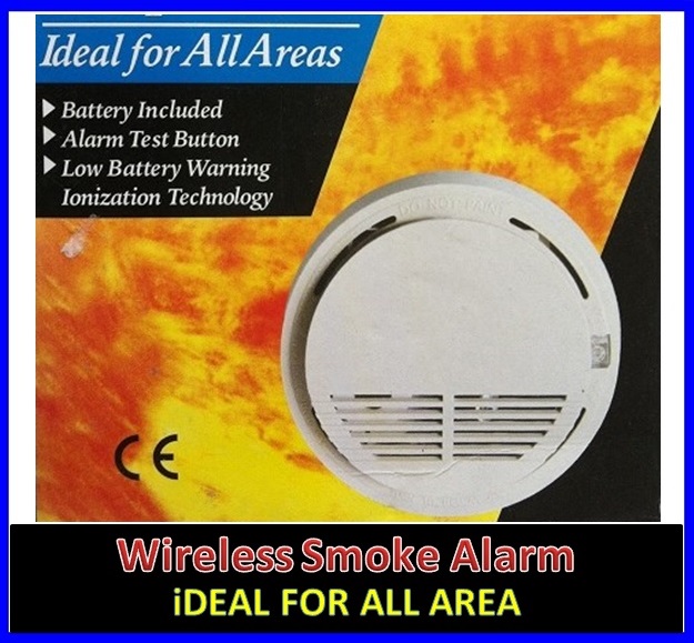 Security Wireless Smoke Detector Sensor Alarm for wireless alarm GSM/PSTN system