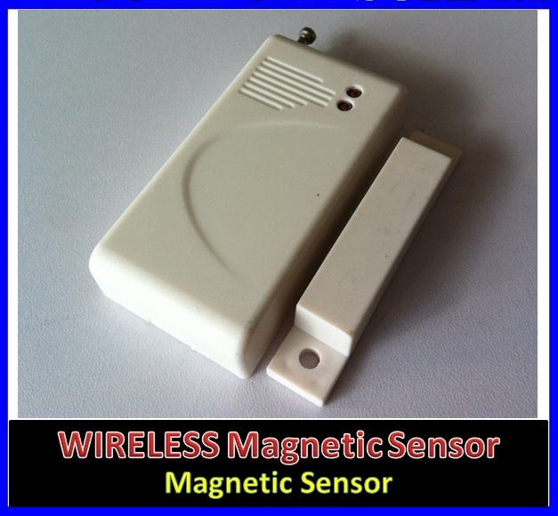 Security Wireless Magnetic Door / Window Alarm Sensor for Wireless Alarm GSM/PSTN System