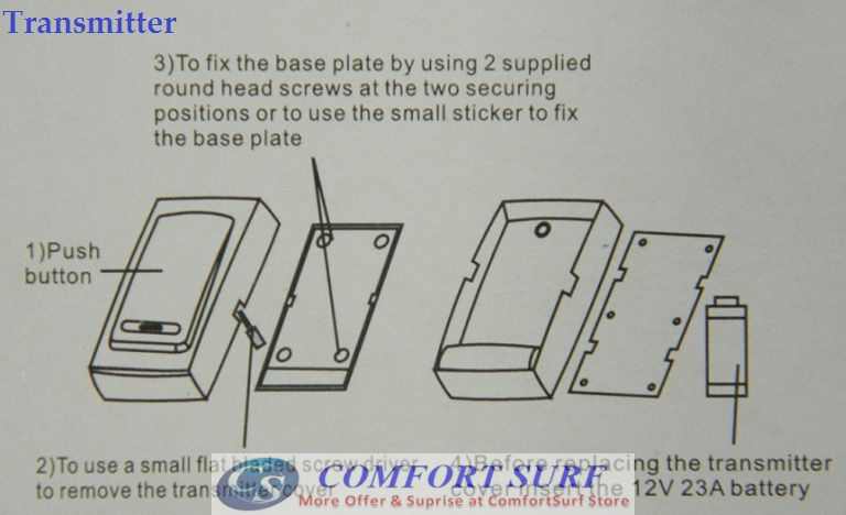 VOYE Security Wireless Door Bell - High Distance Door Bell