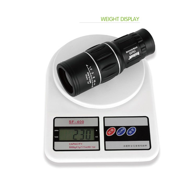 Bushnell 16X52 Monocular Double Adjustable telescope Ultra Clear Day Night