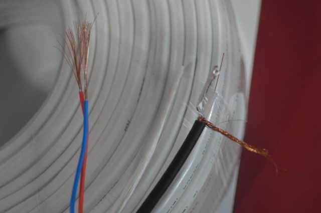 2 in 1 CCTV + power cable 75-3 + 2x0.5 Quality Cable