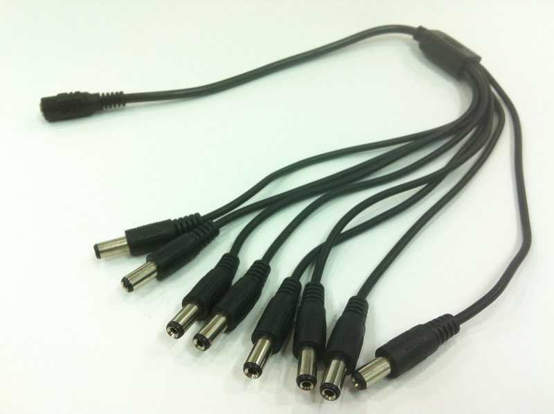 CCTV 1 to 4 Spliter Power Cable
