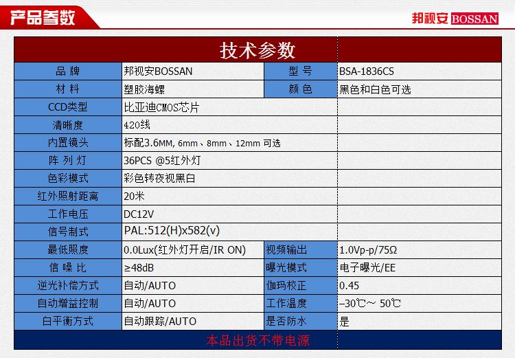 New CCTV Dome Camera 1/3