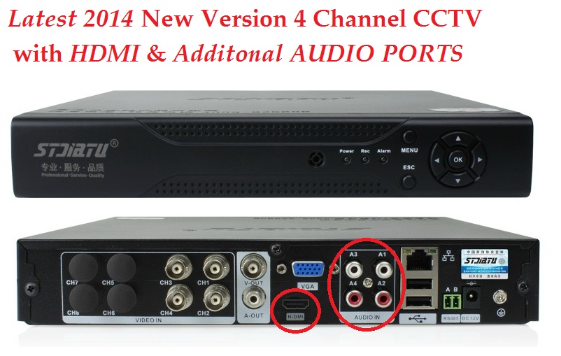 4Channel CCTV H.264 Network iDVR