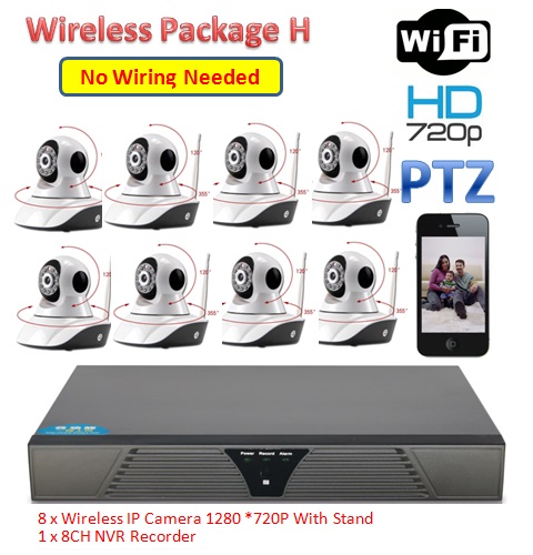 NVR DVR Wireless IP camera AHD NVR Wirelss System