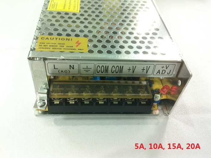 SecurEyes CCTV Power Supply 12V 5A / 10A / 15A / 20A / 30A Centralize Power Supply