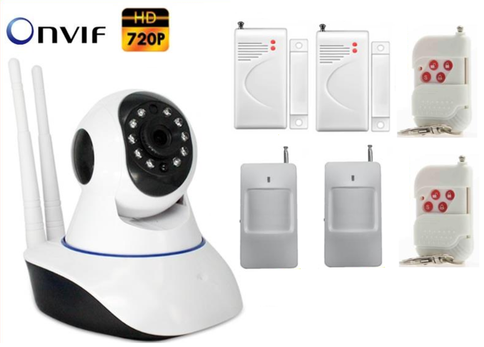 NEW 960P / 720P SecurEyes 2 in 1 P2P Wireless CCTV IP Camera + IR Night Vision/MicroSD via Smartphone + Wide Angle + Support Wireless ALARM Sensor / ONVIF / NVR