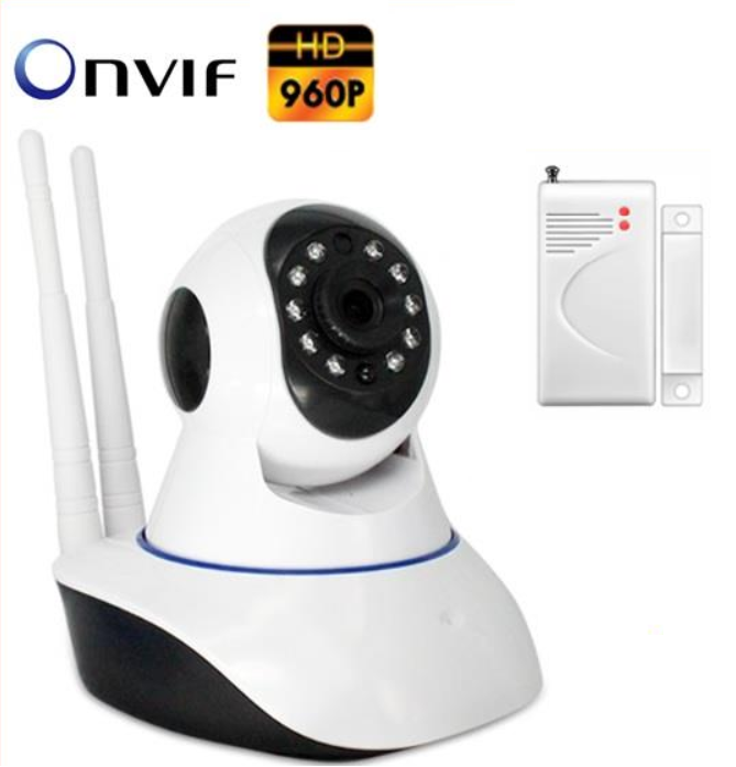 NEW 960P / 720P SecurEyes 2 in 1 P2P Wireless CCTV IP Camera + IR Night Vision/MicroSD via Smartphone + Wide Angle + Support Wireless ALARM Sensor / ONVIF / NVR