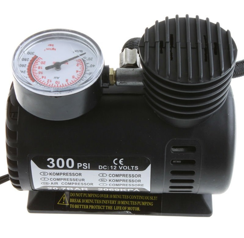 DC12V 300PSI Portable Air Compressor Car Tire Inflator