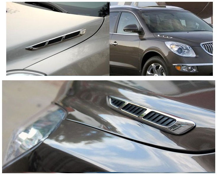 Universal Car Simulation Air Flow Vent / Decorative Shark Side Decorative