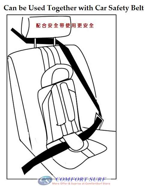 NEW Style Portable Baby / Children Car Safety Seat Cushion