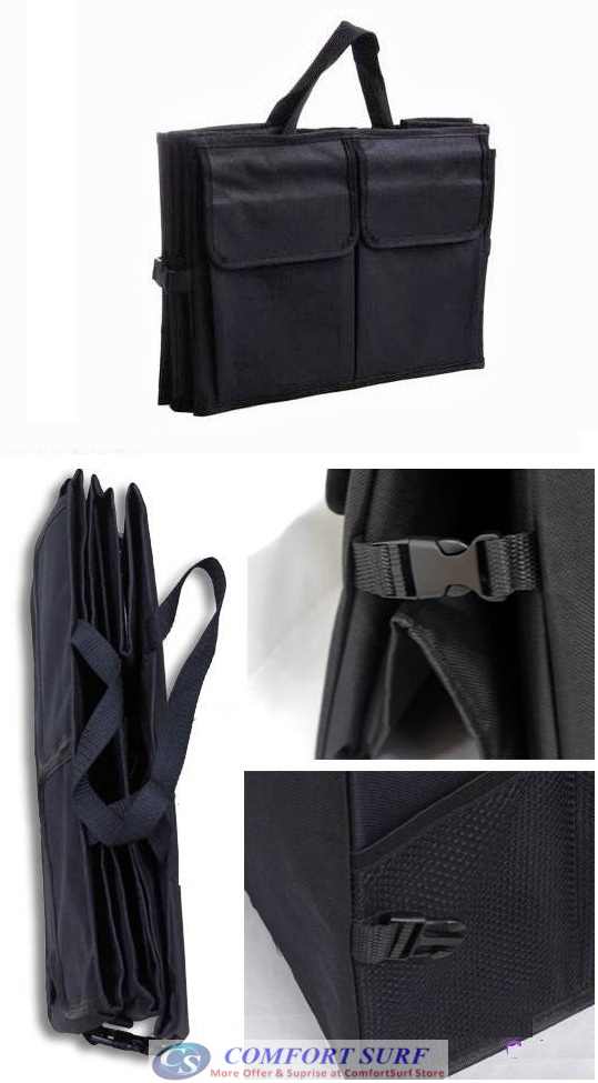 Portable & Foldable Car Trunk Rear Boot Organizer Storage Case Bag