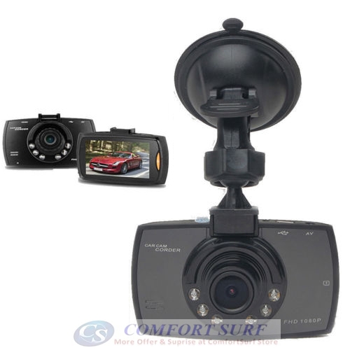 Car DVR Camera Dash Cam Video 2.7 LCD with Rear Cam Car Cam Recorder