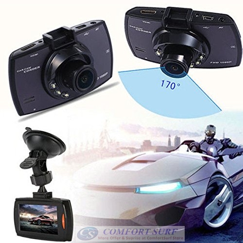 Car DVR Camera Dash Cam Video 2.7 LCD with Rear Cam Car Cam Recorder