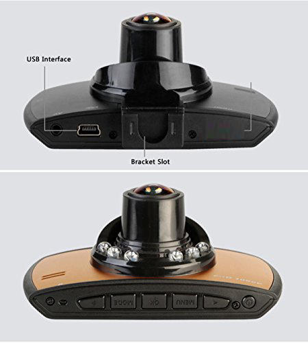 Car DVR Camera Dash Cam Video 2.7 LCD with Rear Cam Car Cam Recorder