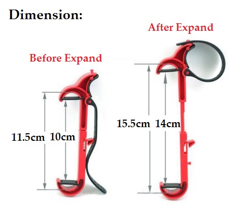 Drive Smart Retractable Car Steering Wheel Smart Phone Clip Holder