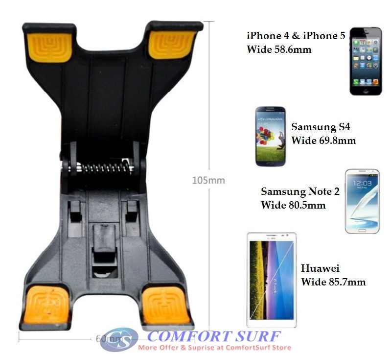 NEW Ver. Car Universal Mobile Phone Holder - Suitable for all type of Phone