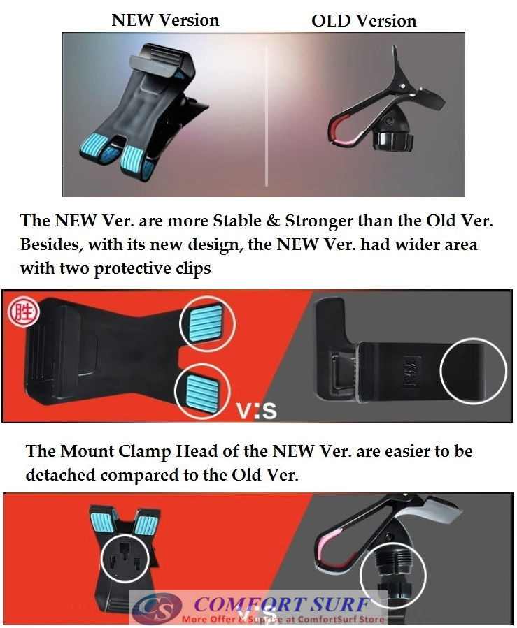 NEW Ver. Car Universal Mobile Phone Holder - Suitable for all type of Phone