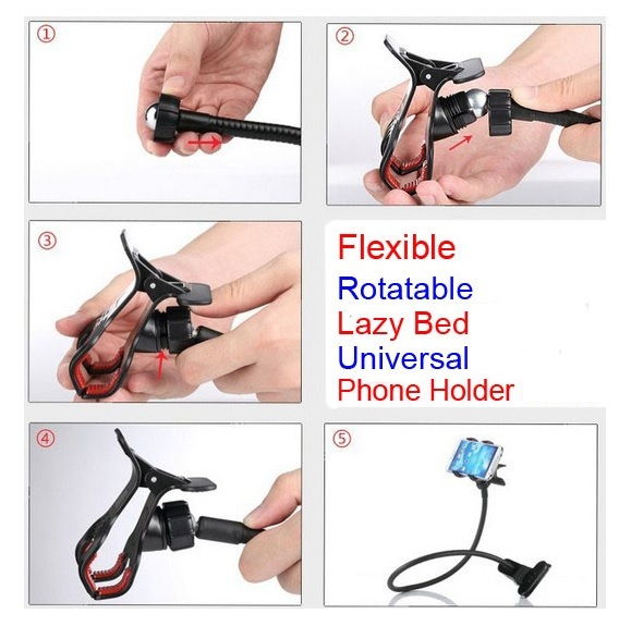 NEW Version 360° Flexible Universal Mobile Phone Holder with Adjustable Stand - Suitable for All Type of Phone