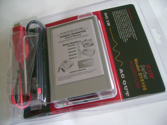 350W 12V DC To AC 220V + USB 5V Car Power Inverter