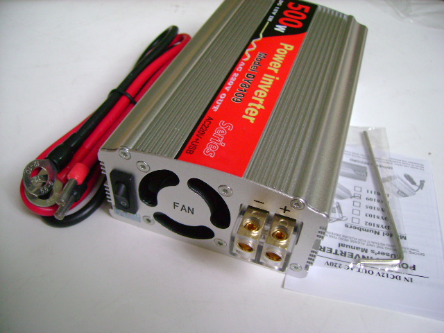500W 12V DC To AC 220V + USB 5V Car Power Inverter