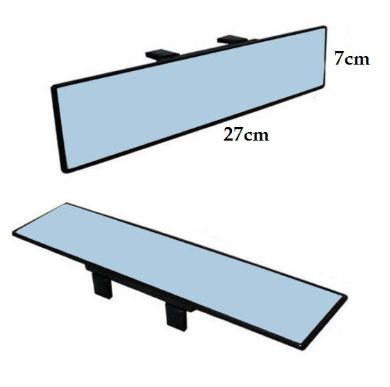 Universal Car Interior Blue Rear Mirror