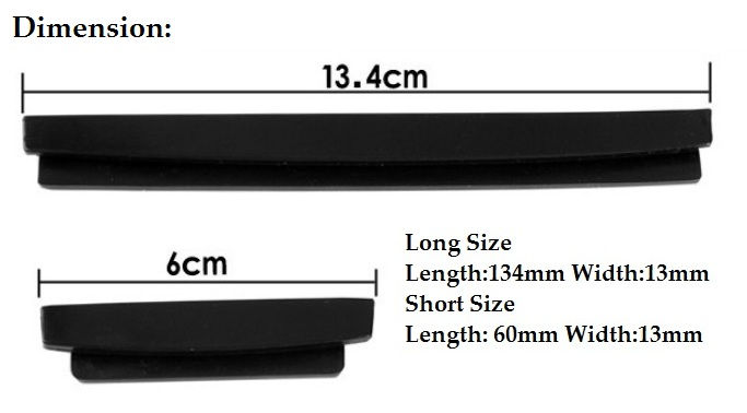 Car Side Door Protect Anti Scratch Soft Rubber Strip