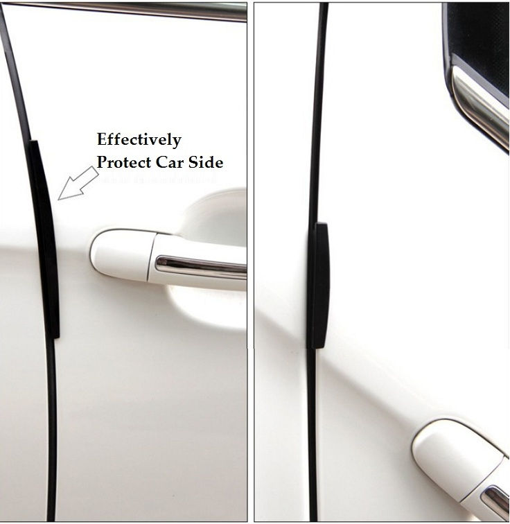 Car Side Door Protect Anti Scratch Soft Rubber Strip