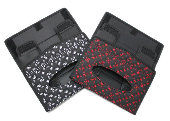 Latest Design !! Leather Red Wine Series Tissue Paper Box Holder