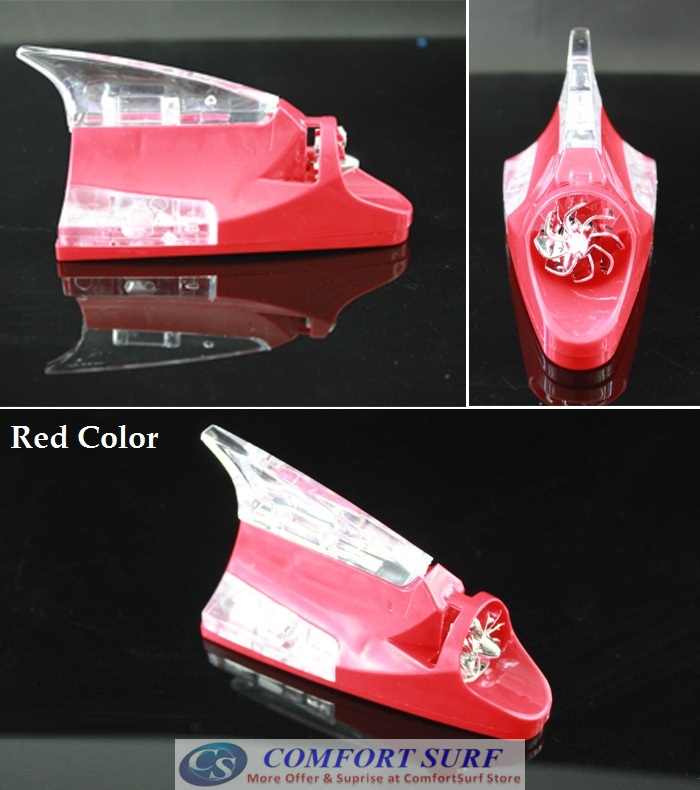 Car Decorative Wind Power Shark LED Light