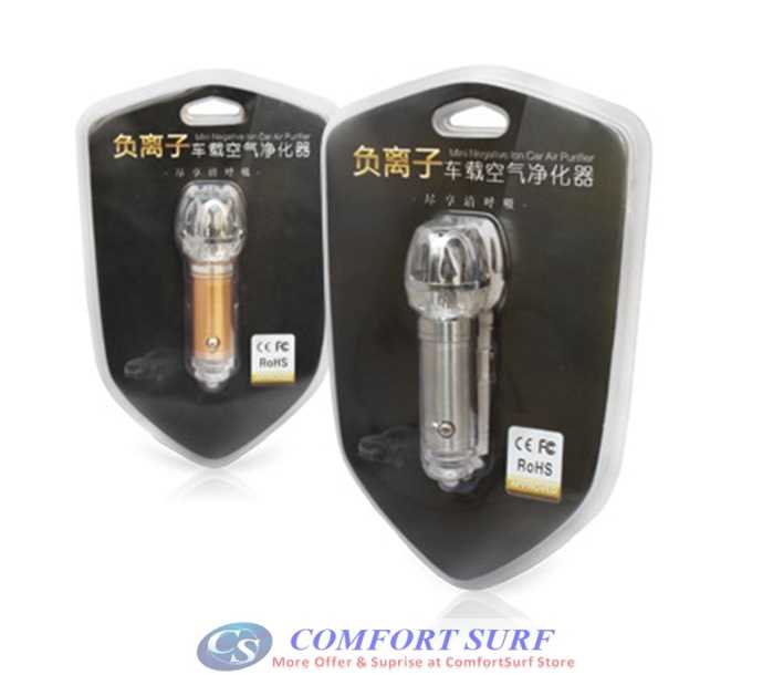 100% Original IONKINI JO-6281 Car Air Purifier Ionizer Remove Cigratte Smoke Clean Air Freshner