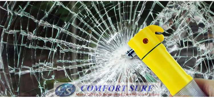 Multi-Function Emergency Hammer LED Flashlight for Auto-Use Multi-Function Emergency Hammer LED Flashlight for Auto-Use