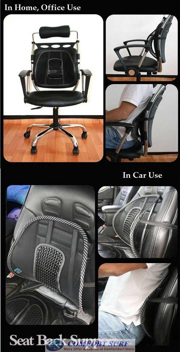 Car Seat Back Support for Massage & Relax