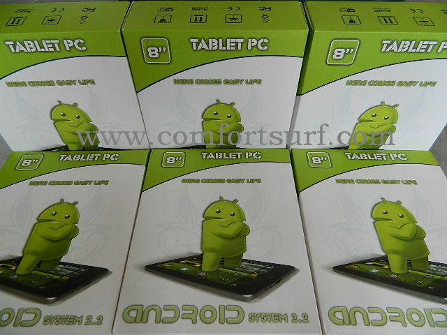 Epad iPad 8 inch VIA WM8650 Android 2.2 Froyo