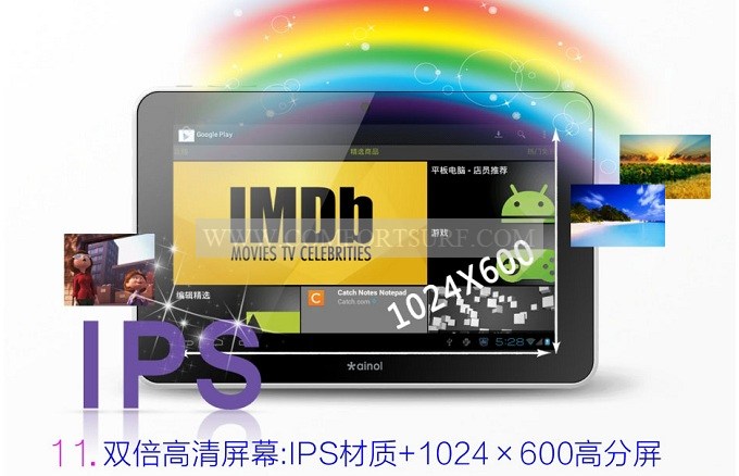 Ainol Novo7 Aurora II 1G DDR3 IPS Cortex A9 Dual Core Amlogic 8726-M6