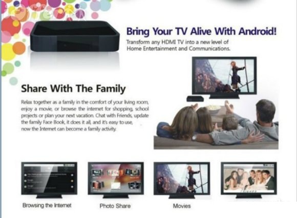 Rockchip RK 2918 1.2Ghz 512MB Google Android TV PC Box