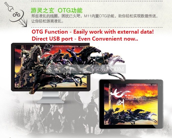 Aosonn M11 9.7 inch Android 4.04 1GB RAM +
16GB IPS Capacitive Touch Screen