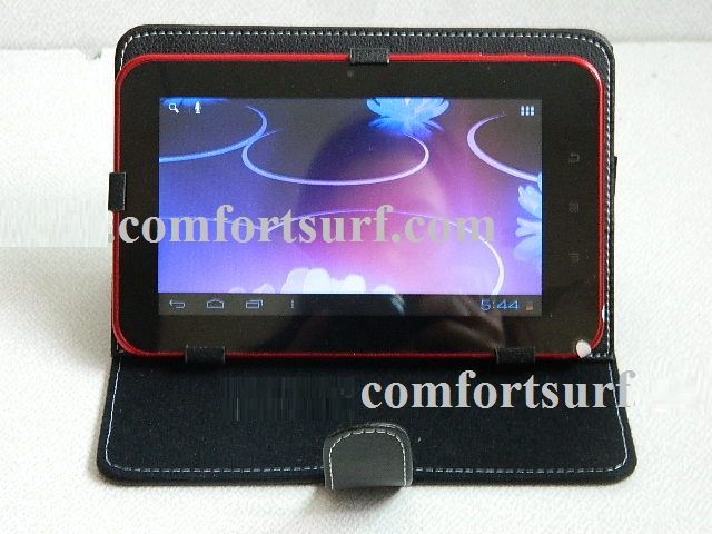 7 inch Quality Flexible Kick Stand Tablet PC Protection Leather Casing / Pouch