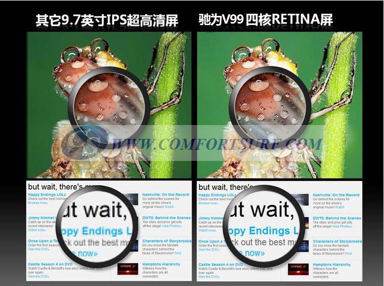 Chuwi V99 QuadCore 9.7 inch Android 4.1.1 1GB RAM + 16GB IPS Capacitive Touch Screen