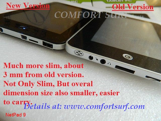 7inch NetPad 9 WonderMedia WM8650 Ver 9 MID Tablet PC