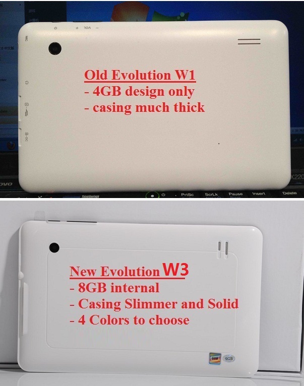 Netpad Evolution W1 Allwinner A13 2G GSM Call SMS Android 4.0.4 Tablet PC