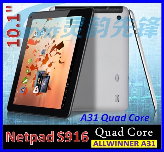 Netpad S916 Allwinner A31 1GB RAM 8GB Quadcore Android Tablet PC