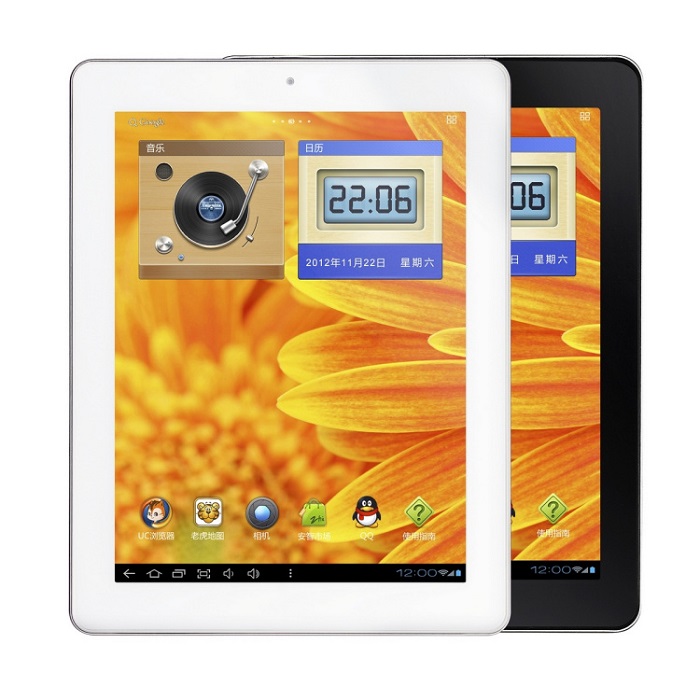 Onda V972 powered by Allwinner A31 Quad Core Chipset 06:Black and white for you to select from