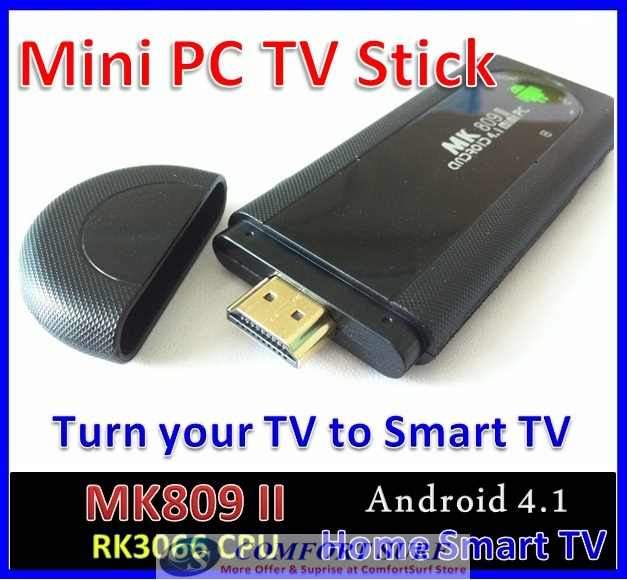 MK809 II Android 4.1 Mini PC TV Dongle - - Turn Your TV into A Smart TV with android 4.1 Jelly Bean