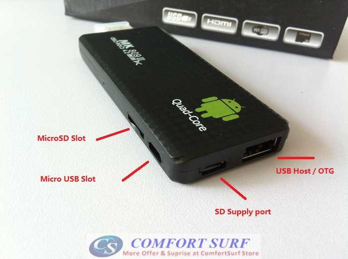 MK809 III Android 4.2 2GB RAM Mini PC TV Dongle - - Turn Your TV into A Smart TV with android 4.1 Jelly Bean