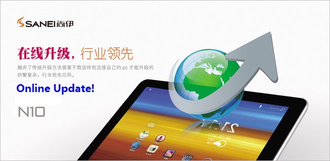 Sanei N10 10.1 inch Android 4.04 1GB RAM +
16GB IPS Capacitive Touch Screen