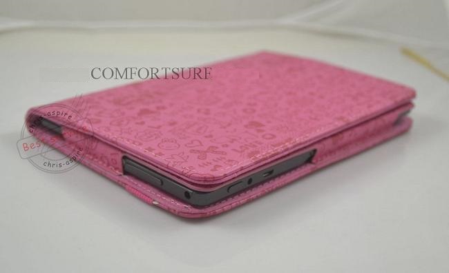 Netpad A13 Back Camera Hole Tablet PC Cartoon Lovely Leather Casing