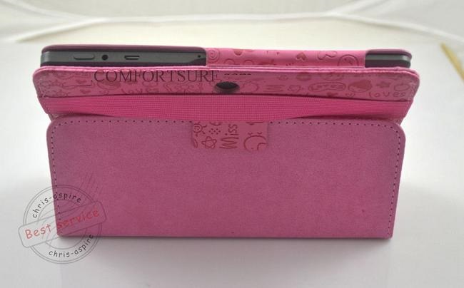 Netpad A13 Back Camera Hole Tablet PC Cartoon Lovely Leather Casing