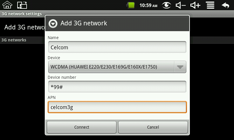 7inch Epc android 2.2 netbook market